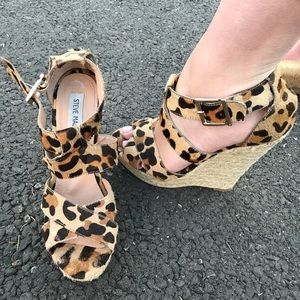 Steve Madden Cheetah Wedges